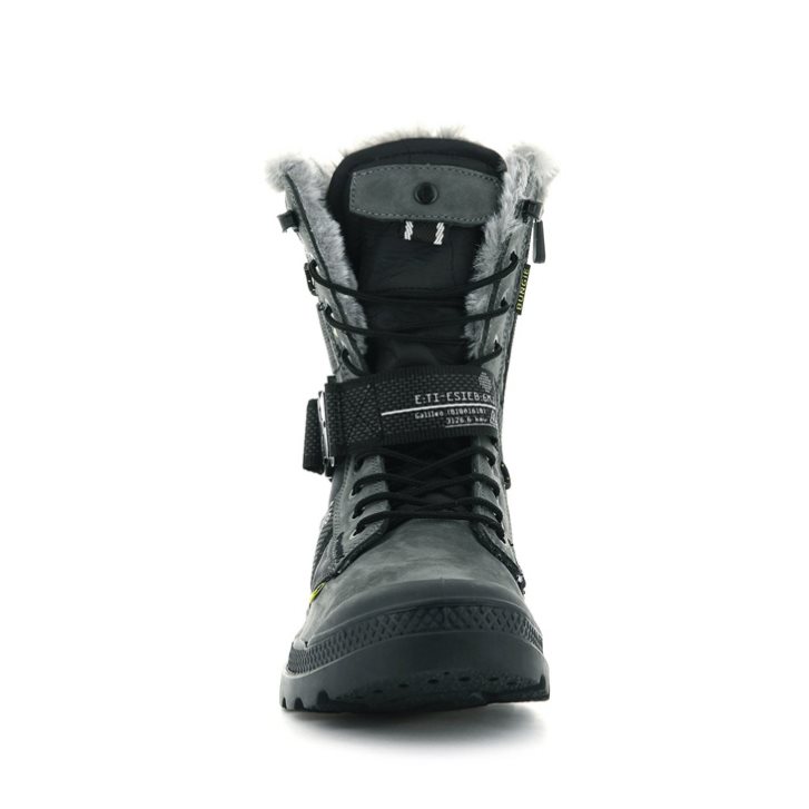 Dámské Boty Palladium Pampa Europa Tactical Černé | CZ LEQ-17H